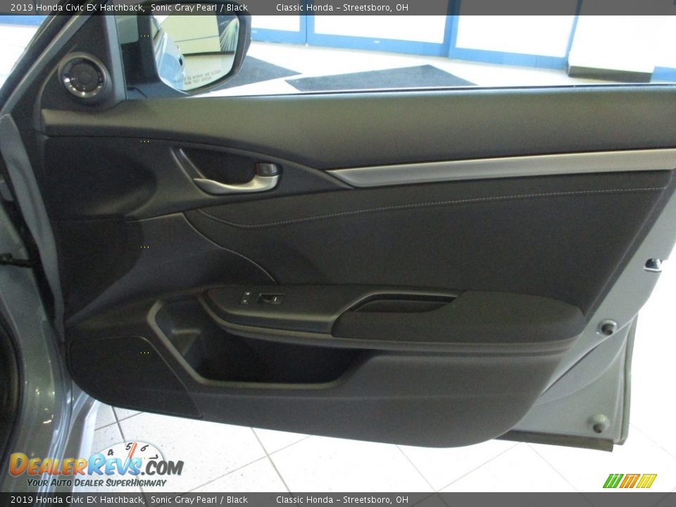 2019 Honda Civic EX Hatchback Sonic Gray Pearl / Black Photo #14