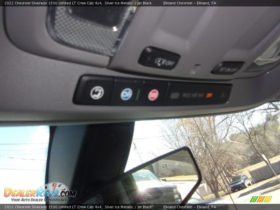 2022 Chevrolet Silverado 1500 Limited LT Crew Cab 4x4 Silver Ice Metallic / Jet Black Photo #34