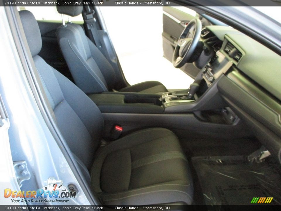 2019 Honda Civic EX Hatchback Sonic Gray Pearl / Black Photo #16