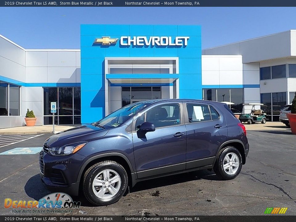 2019 Chevrolet Trax LS AWD Storm Blue Metallic / Jet Black Photo #1