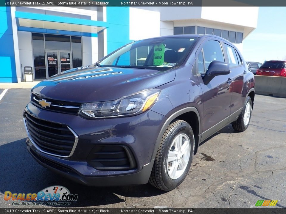 2019 Chevrolet Trax LS AWD Storm Blue Metallic / Jet Black Photo #2