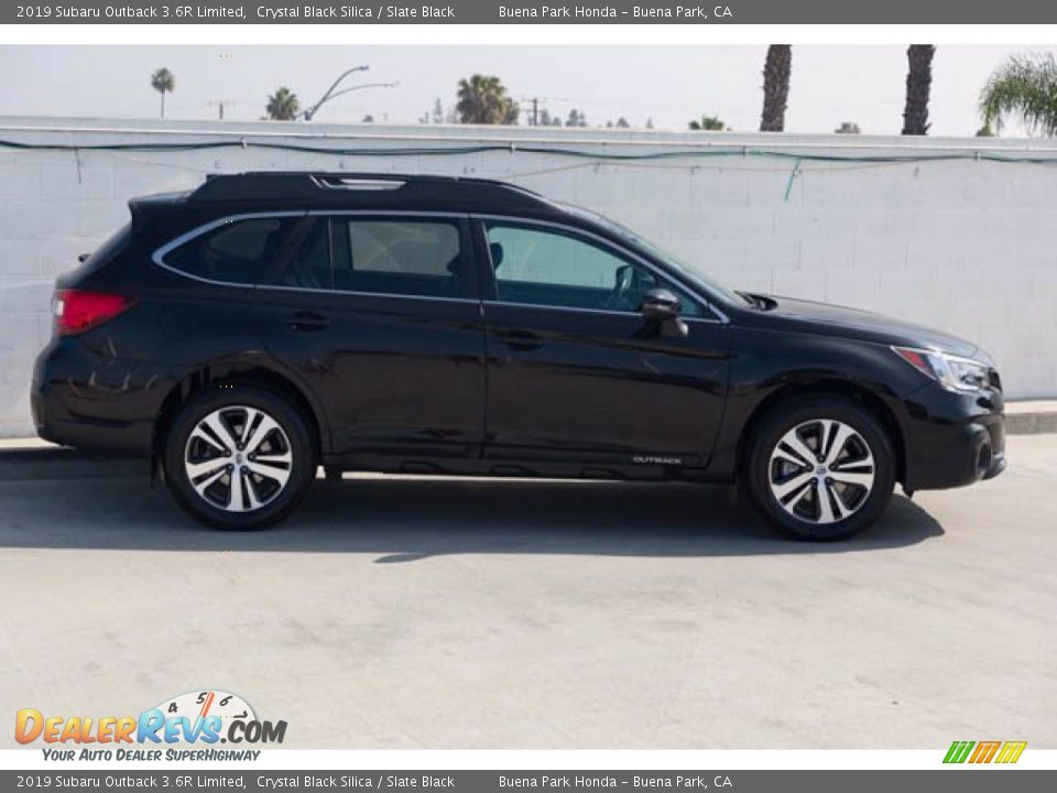 2019 Subaru Outback 3.6R Limited Crystal Black Silica / Slate Black Photo #12