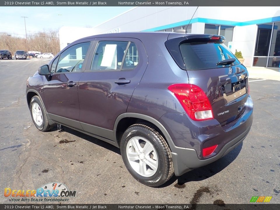 2019 Chevrolet Trax LS AWD Storm Blue Metallic / Jet Black Photo #4