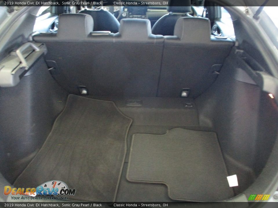 2019 Honda Civic EX Hatchback Sonic Gray Pearl / Black Photo #22