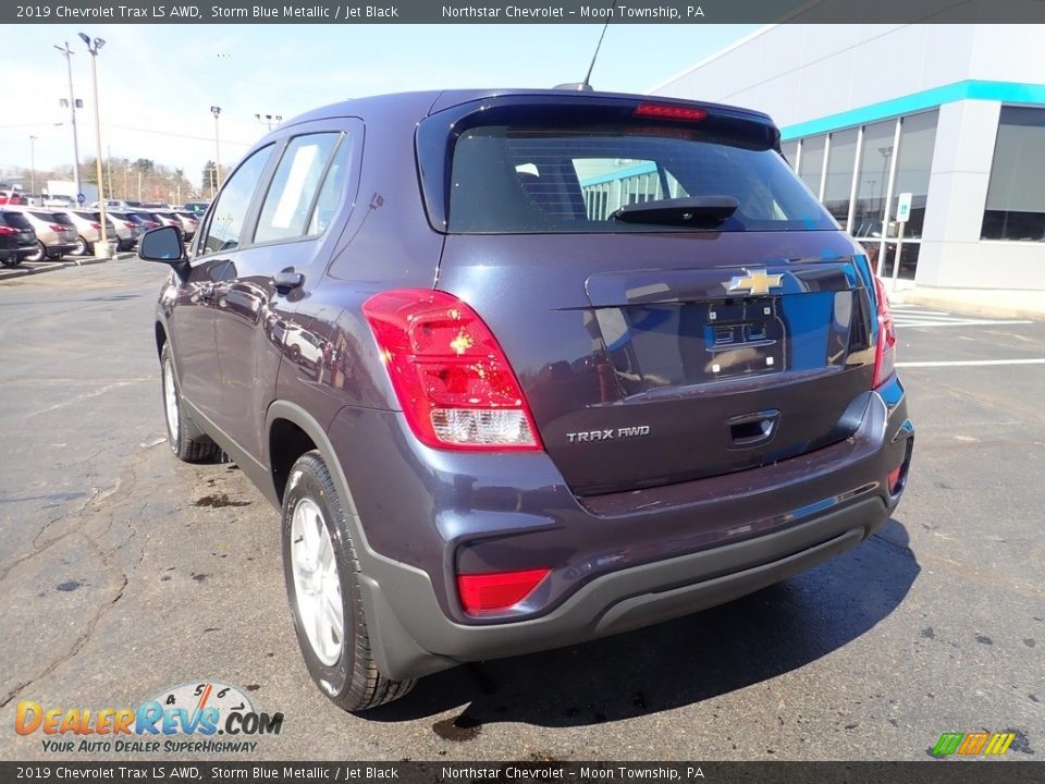 2019 Chevrolet Trax LS AWD Storm Blue Metallic / Jet Black Photo #5