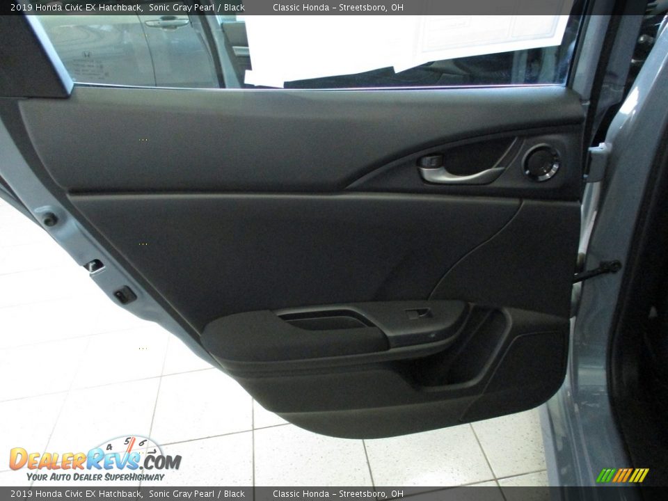 2019 Honda Civic EX Hatchback Sonic Gray Pearl / Black Photo #24