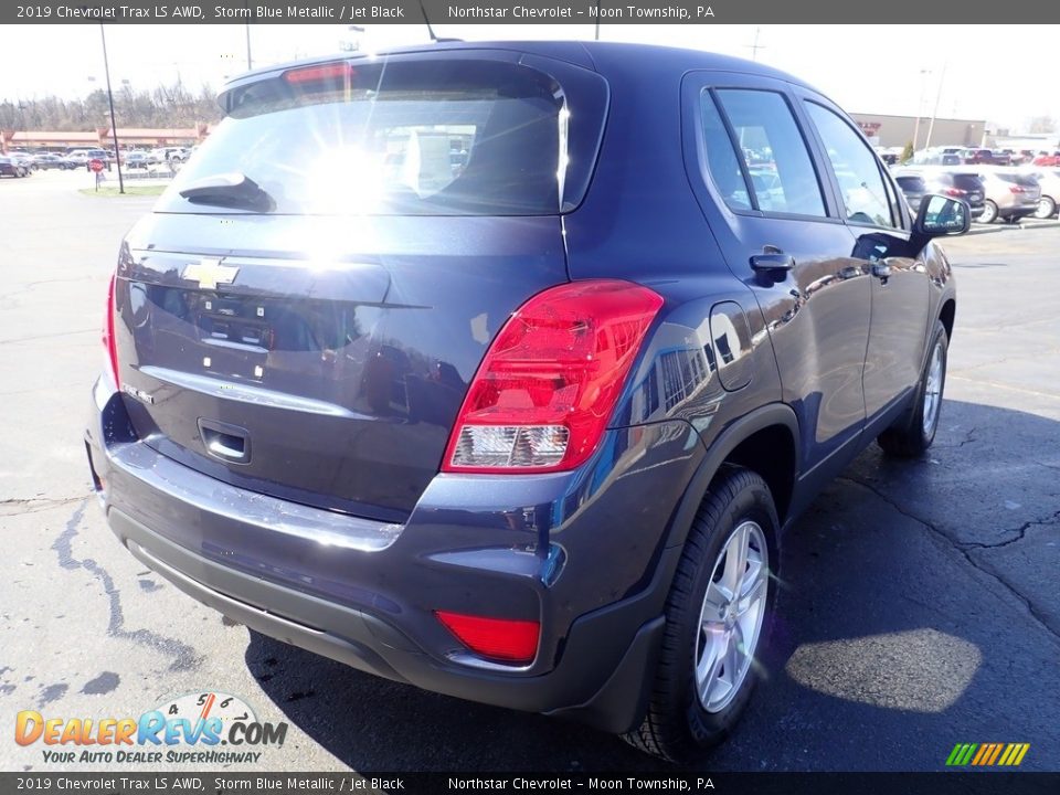 2019 Chevrolet Trax LS AWD Storm Blue Metallic / Jet Black Photo #8