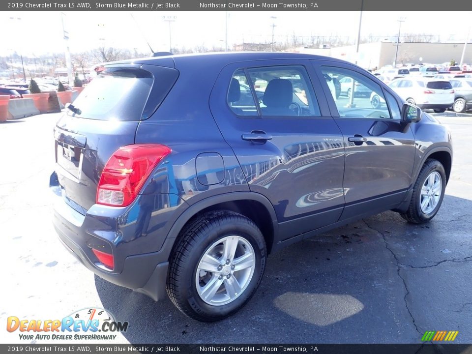 2019 Chevrolet Trax LS AWD Storm Blue Metallic / Jet Black Photo #9