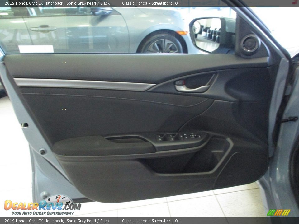 2019 Honda Civic EX Hatchback Sonic Gray Pearl / Black Photo #27