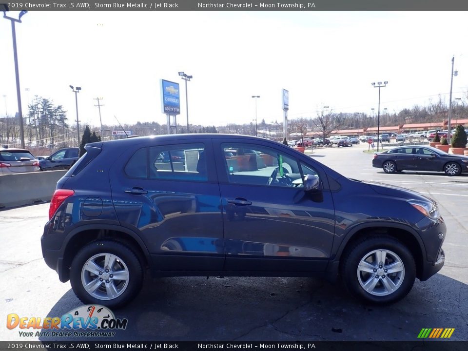 2019 Chevrolet Trax LS AWD Storm Blue Metallic / Jet Black Photo #10