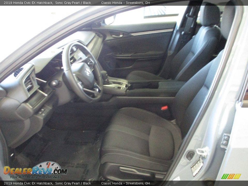 2019 Honda Civic EX Hatchback Sonic Gray Pearl / Black Photo #29