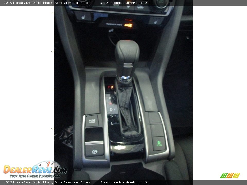 2019 Honda Civic EX Hatchback Sonic Gray Pearl / Black Photo #35