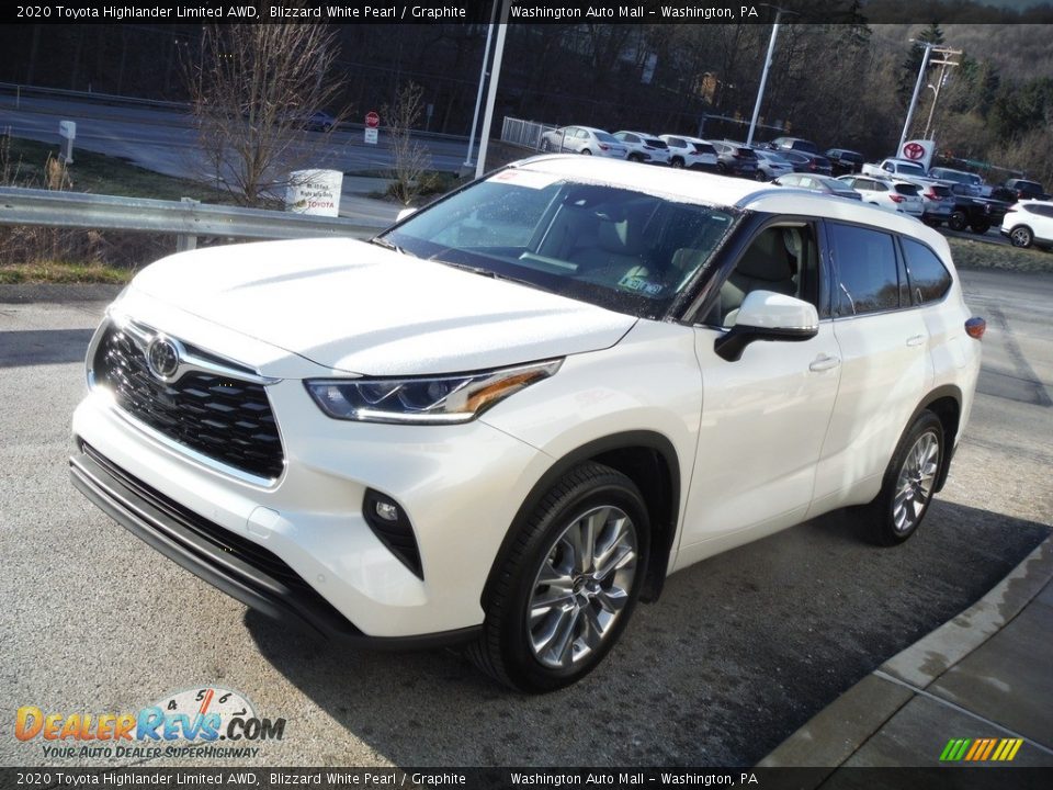 2020 Toyota Highlander Limited AWD Blizzard White Pearl / Graphite Photo #15