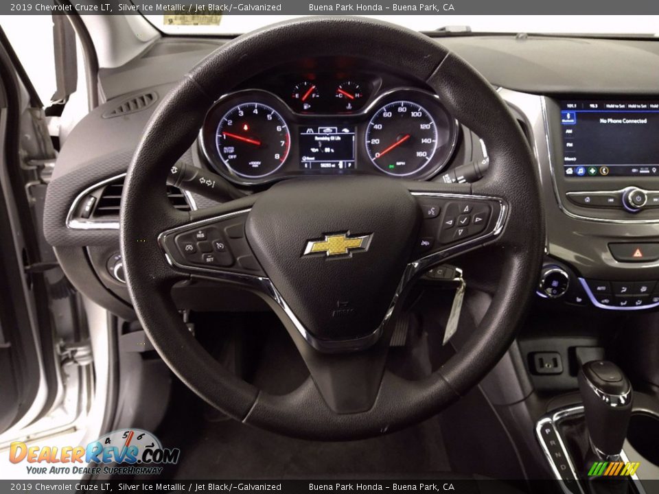 2019 Chevrolet Cruze LT Silver Ice Metallic / Jet Black/­Galvanized Photo #14