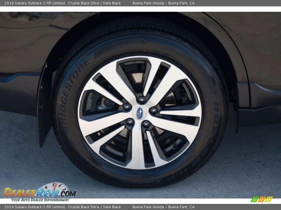 2019 Subaru Outback 3.6R Limited Crystal Black Silica / Slate Black Photo #34