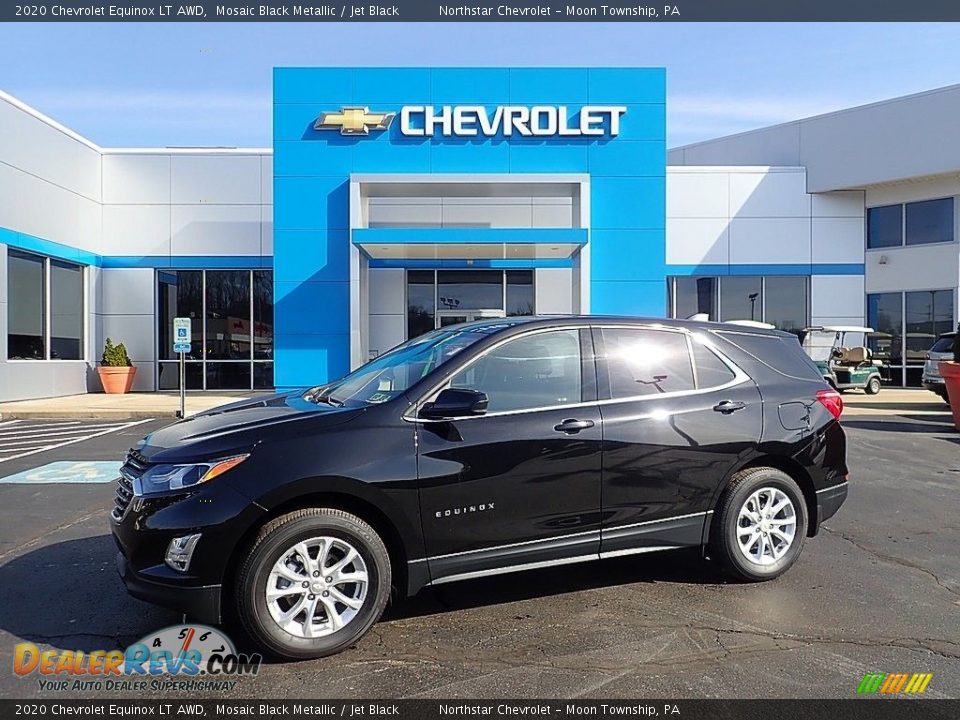 2020 Chevrolet Equinox LT AWD Mosaic Black Metallic / Jet Black Photo #1