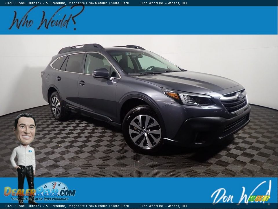 2020 Subaru Outback 2.5i Premium Magnetite Gray Metallic / Slate Black Photo #1