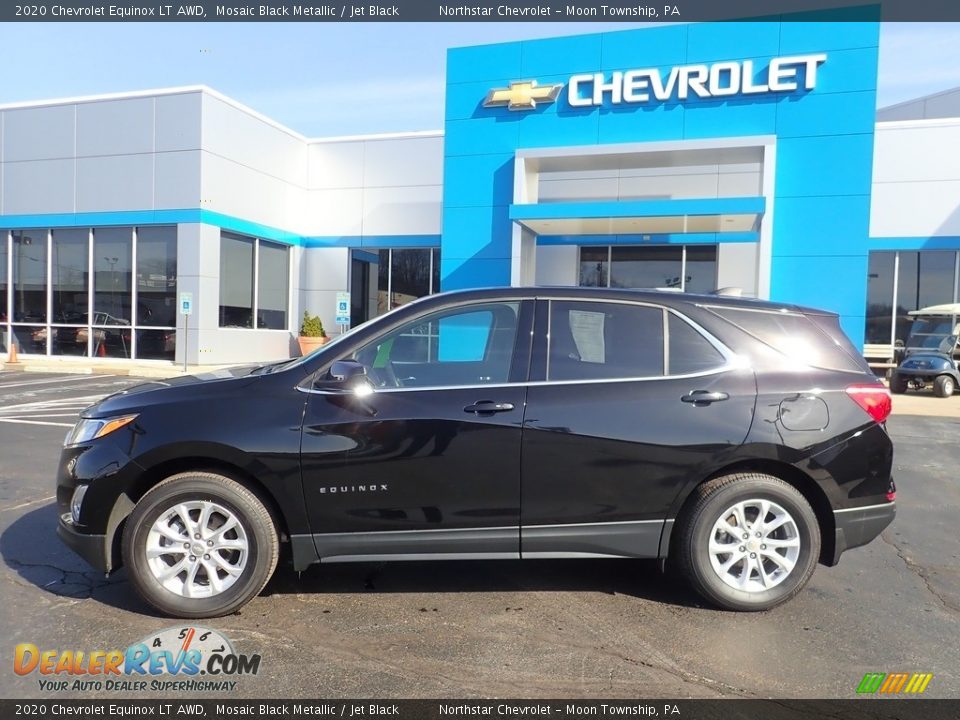 2020 Chevrolet Equinox LT AWD Mosaic Black Metallic / Jet Black Photo #3