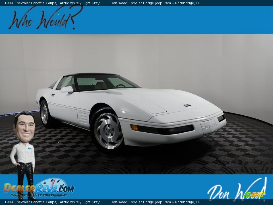 1994 Chevrolet Corvette Coupe Arctic White / Light Gray Photo #1