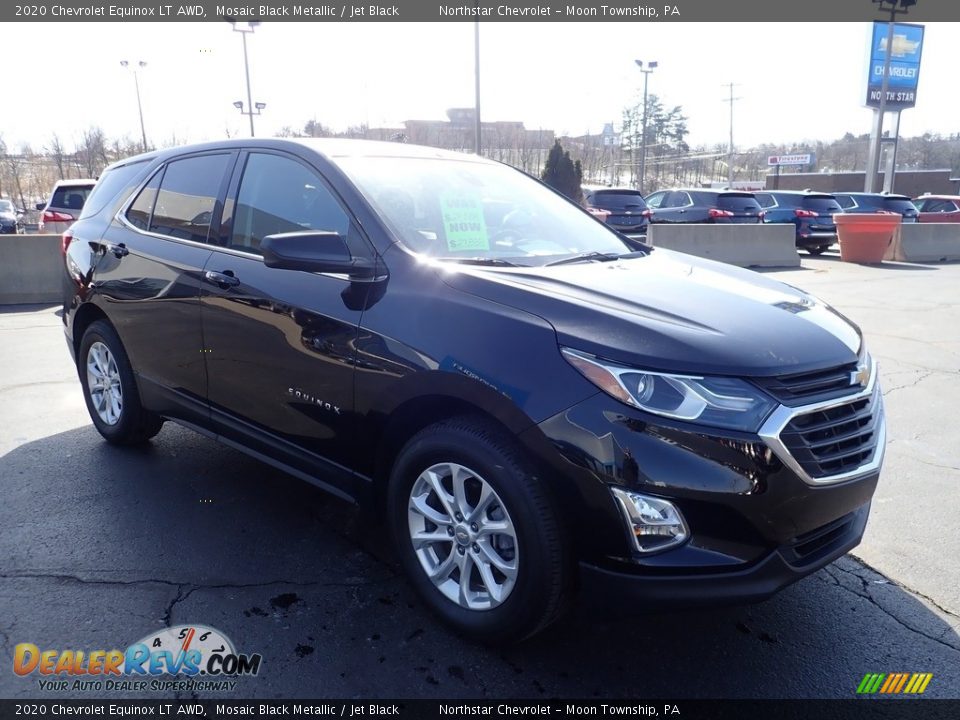 2020 Chevrolet Equinox LT AWD Mosaic Black Metallic / Jet Black Photo #11