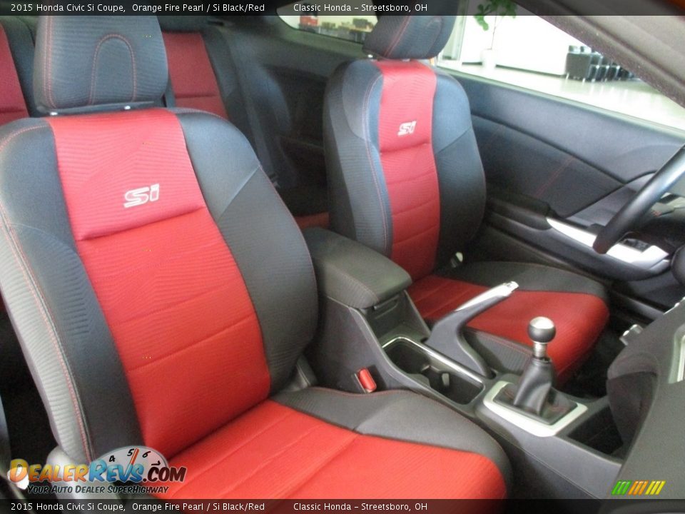 Front Seat of 2015 Honda Civic Si Coupe Photo #18