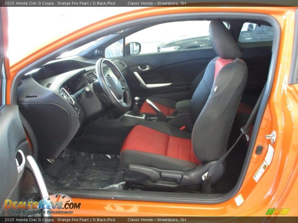 Front Seat of 2015 Honda Civic Si Coupe Photo #22