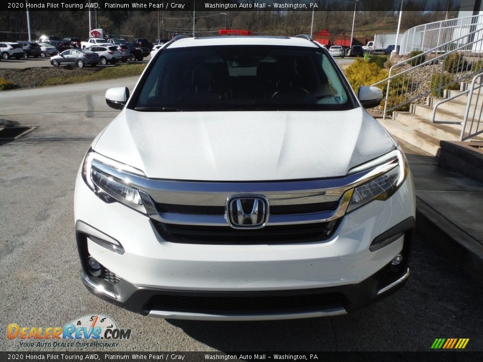 2020 Honda Pilot Touring AWD Platinum White Pearl / Gray Photo #15