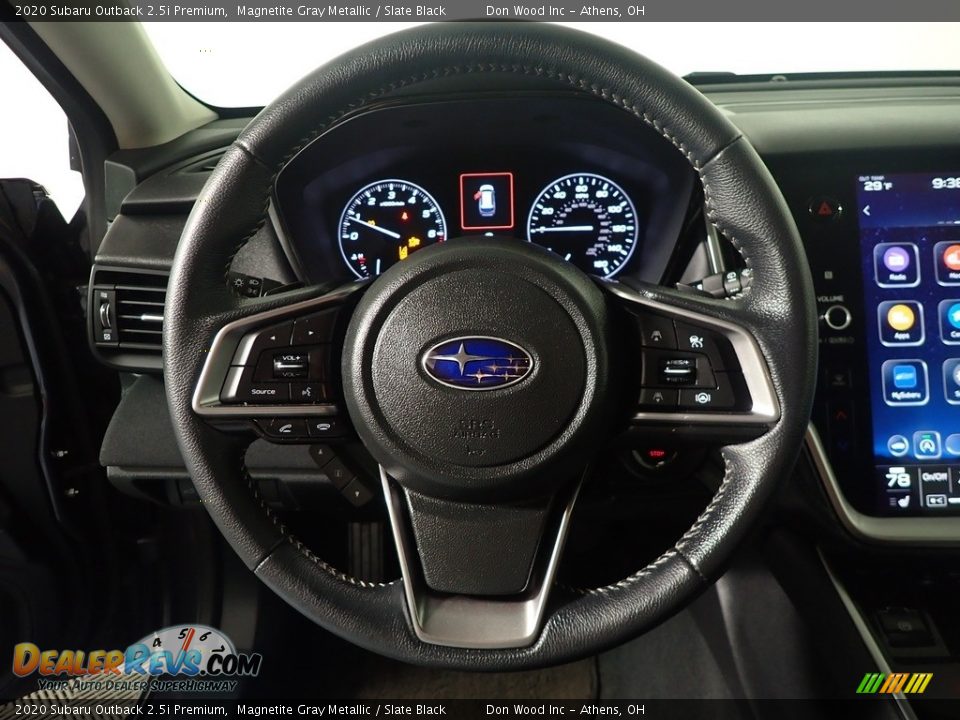 2020 Subaru Outback 2.5i Premium Magnetite Gray Metallic / Slate Black Photo #29