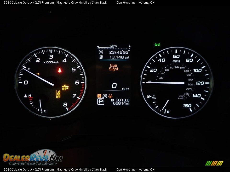 2020 Subaru Outback 2.5i Premium Magnetite Gray Metallic / Slate Black Photo #30