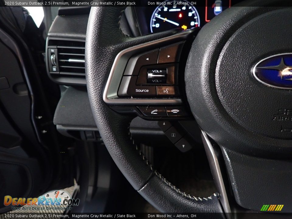 2020 Subaru Outback 2.5i Premium Magnetite Gray Metallic / Slate Black Photo #31