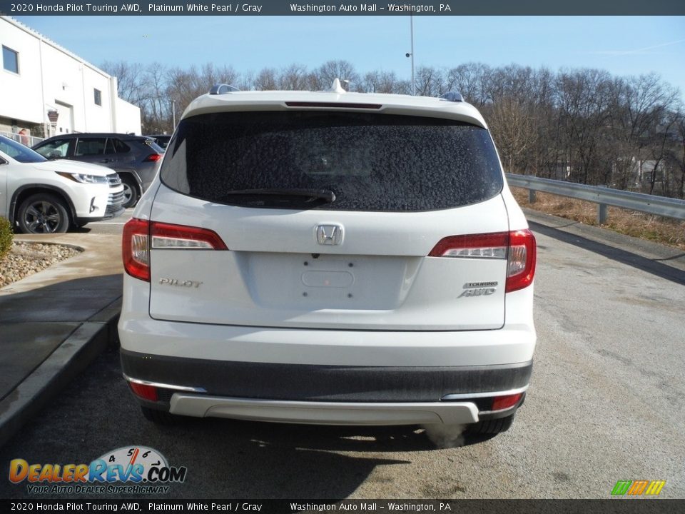 2020 Honda Pilot Touring AWD Platinum White Pearl / Gray Photo #19