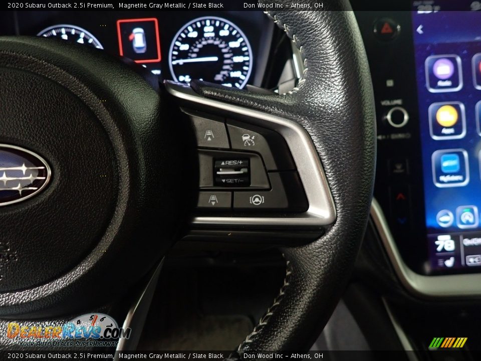 2020 Subaru Outback 2.5i Premium Magnetite Gray Metallic / Slate Black Photo #32