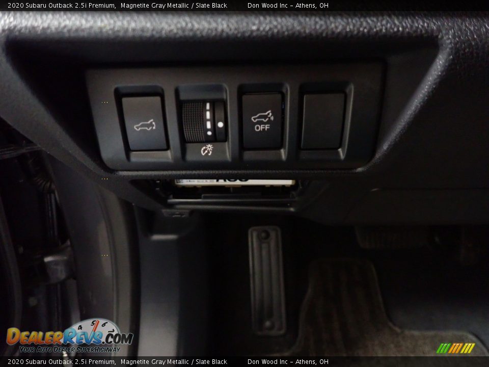 2020 Subaru Outback 2.5i Premium Magnetite Gray Metallic / Slate Black Photo #33