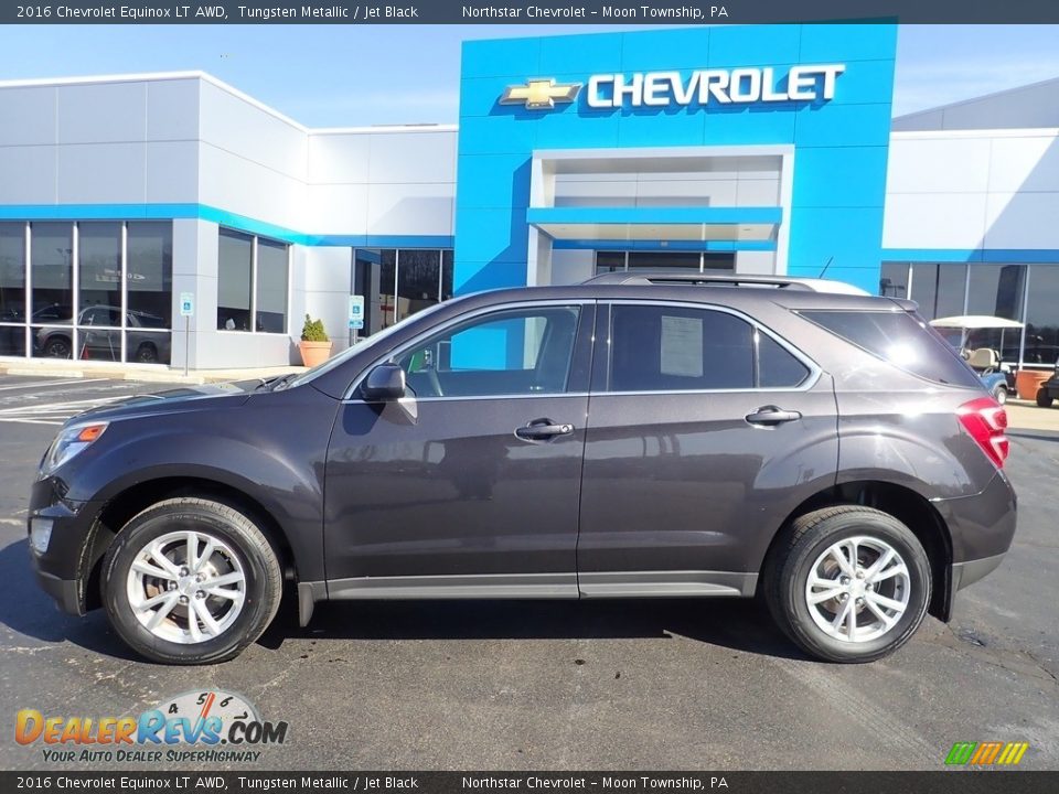 2016 Chevrolet Equinox LT AWD Tungsten Metallic / Jet Black Photo #3