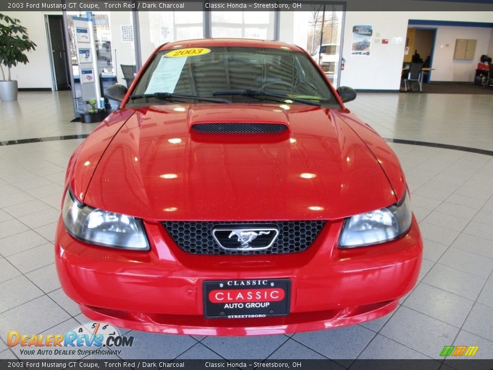 2003 Ford Mustang GT Coupe Torch Red / Dark Charcoal Photo #2