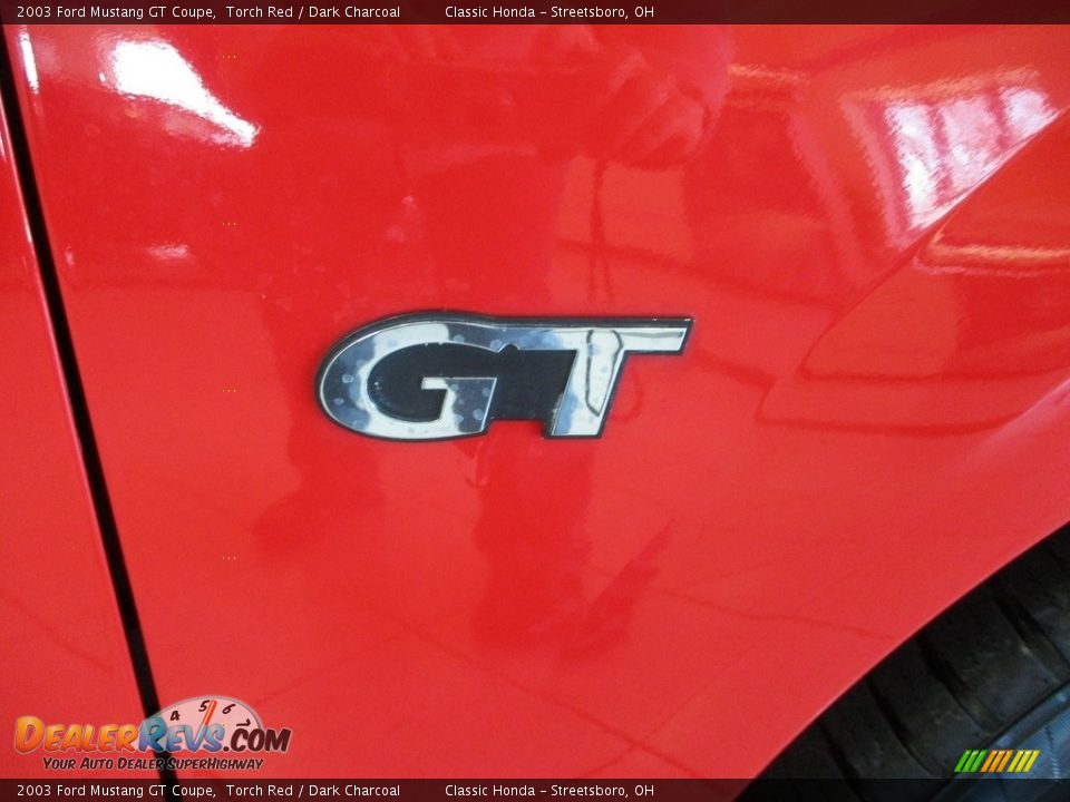 2003 Ford Mustang GT Coupe Torch Red / Dark Charcoal Photo #6