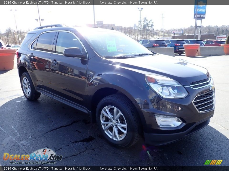 2016 Chevrolet Equinox LT AWD Tungsten Metallic / Jet Black Photo #11