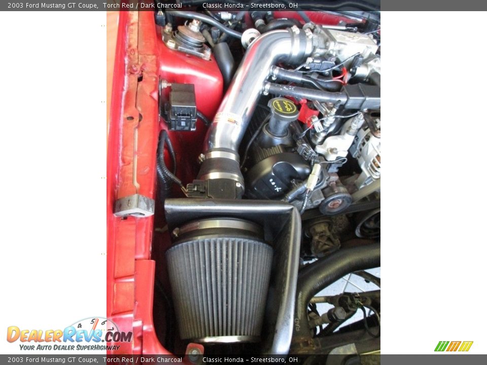 2003 Ford Mustang GT Coupe Torch Red / Dark Charcoal Photo #15