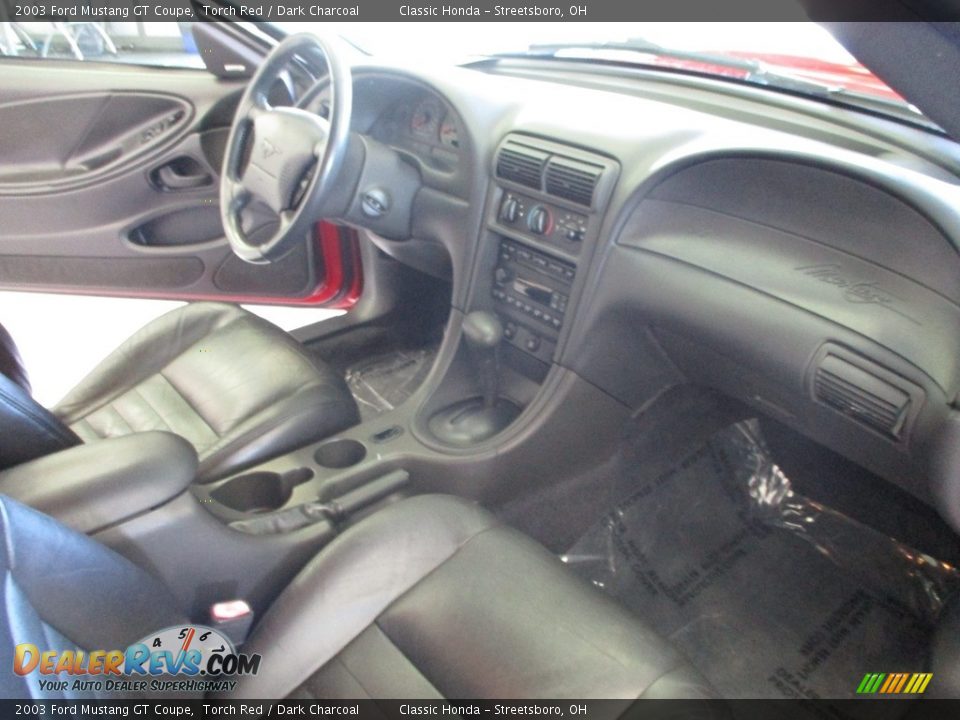 2003 Ford Mustang GT Coupe Torch Red / Dark Charcoal Photo #17
