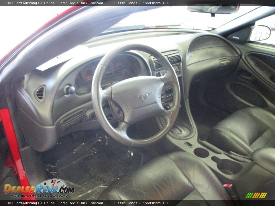 2003 Ford Mustang GT Coupe Torch Red / Dark Charcoal Photo #23