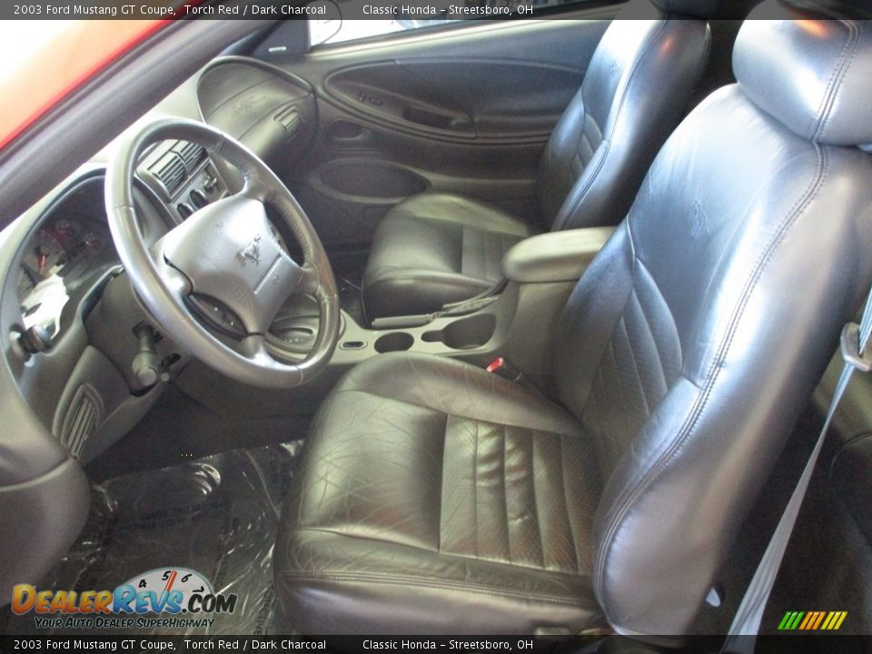 2003 Ford Mustang GT Coupe Torch Red / Dark Charcoal Photo #24