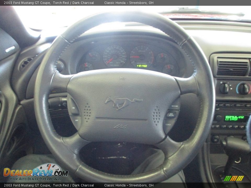 2003 Ford Mustang GT Coupe Torch Red / Dark Charcoal Photo #26
