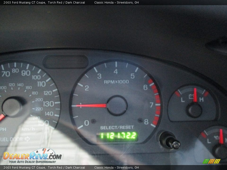 2003 Ford Mustang GT Coupe Torch Red / Dark Charcoal Photo #27