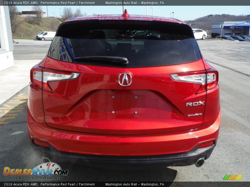 2019 Acura RDX AWD Performance Red Pearl / Parchment Photo #9
