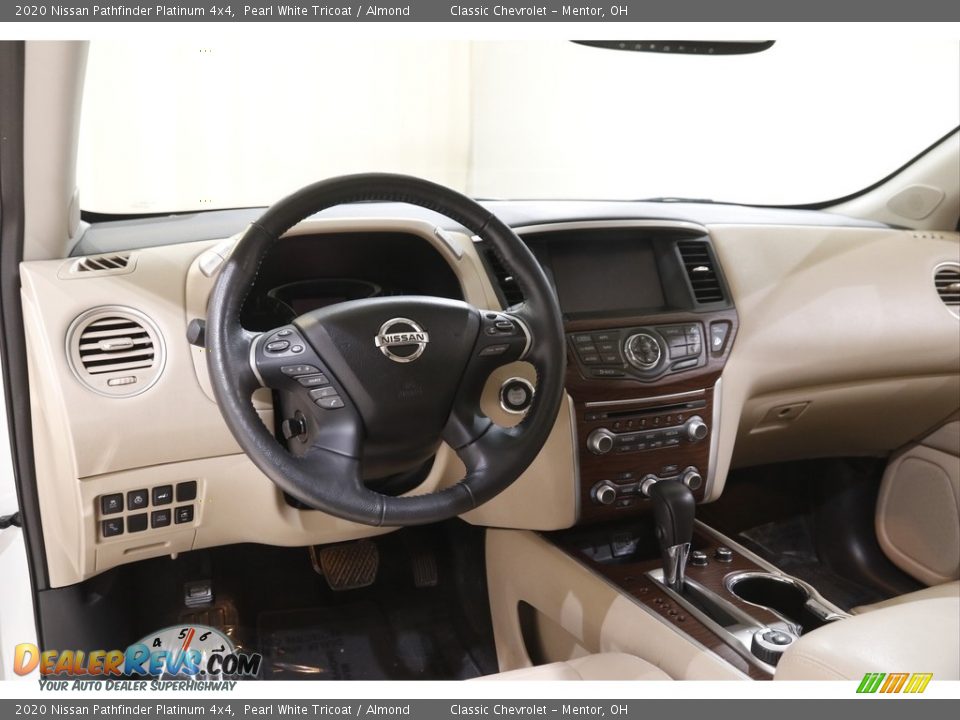 2020 Nissan Pathfinder Platinum 4x4 Pearl White Tricoat / Almond Photo #6