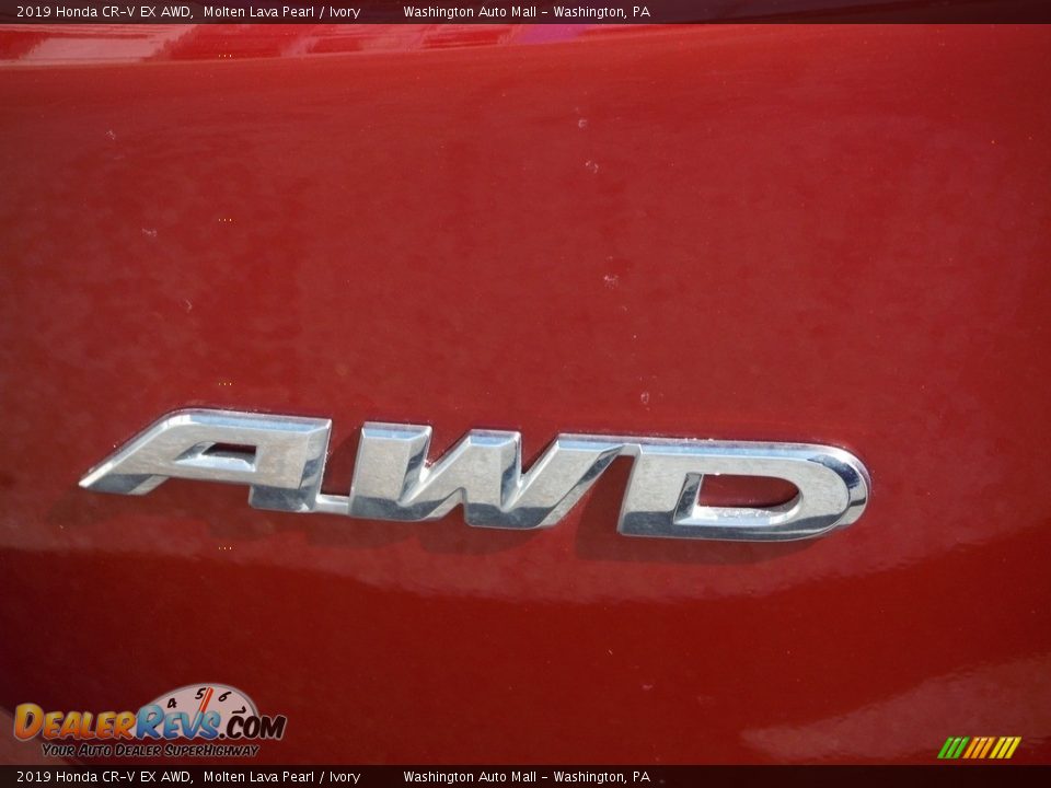 2019 Honda CR-V EX AWD Molten Lava Pearl / Ivory Photo #11