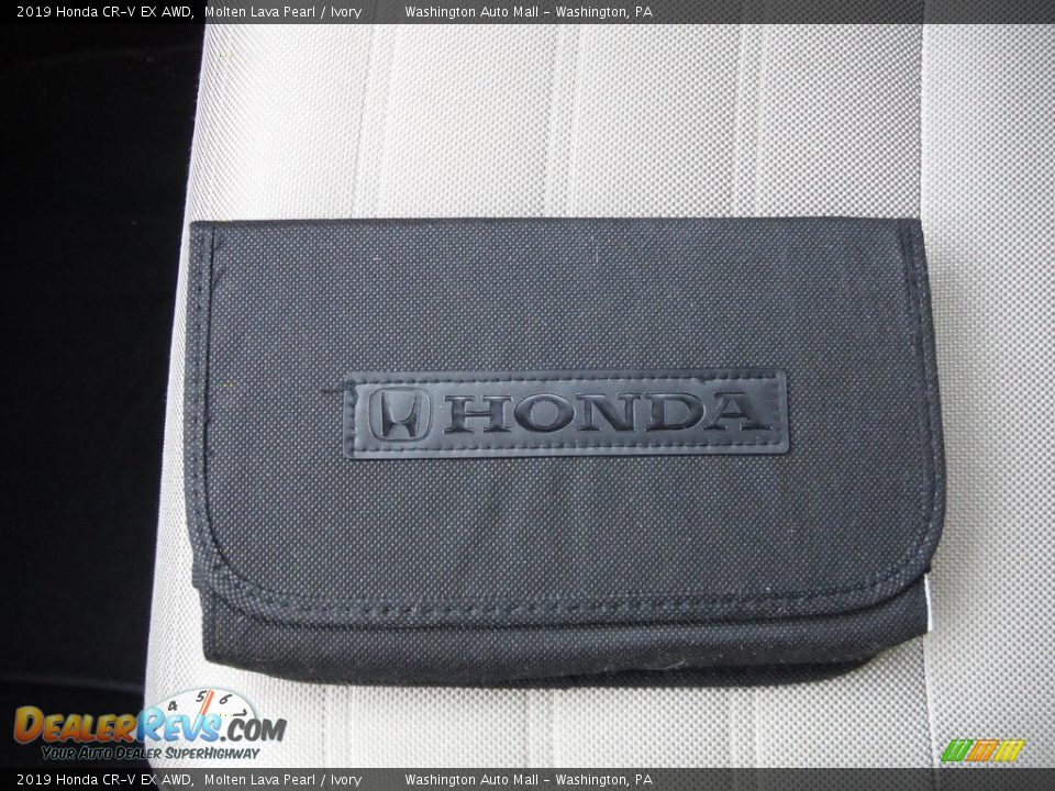 2019 Honda CR-V EX AWD Molten Lava Pearl / Ivory Photo #32