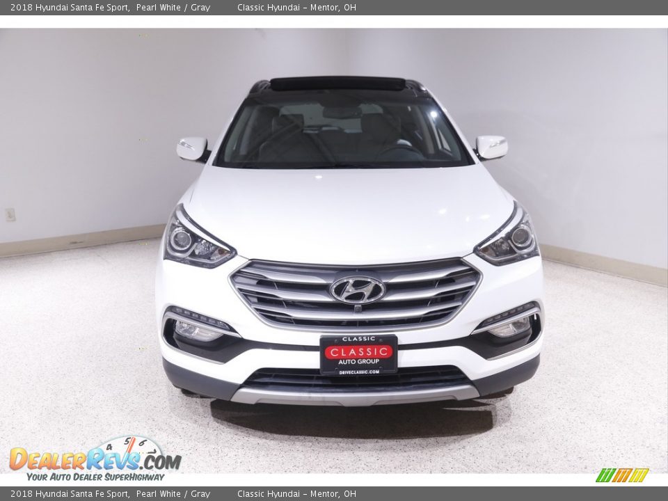 2018 Hyundai Santa Fe Sport Pearl White / Gray Photo #2