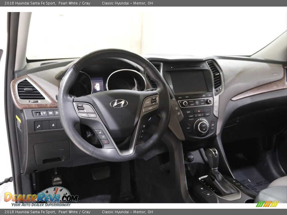 2018 Hyundai Santa Fe Sport Pearl White / Gray Photo #6