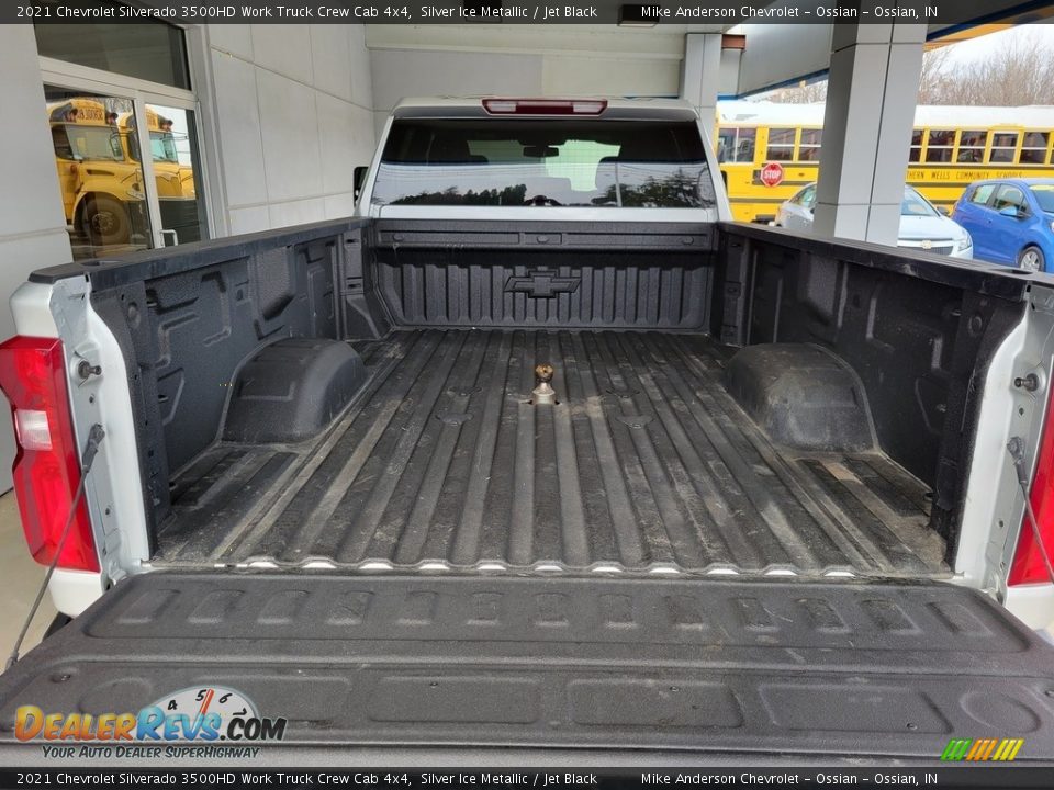2021 Chevrolet Silverado 3500HD Work Truck Crew Cab 4x4 Silver Ice Metallic / Jet Black Photo #6